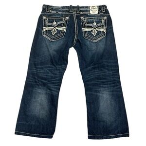 Rock Revival Sean Relaxed Straight Jeans 40 x 27.5”